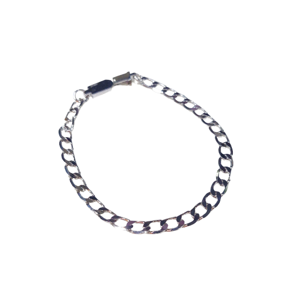 Pulseira masculina elos grumet aço inox